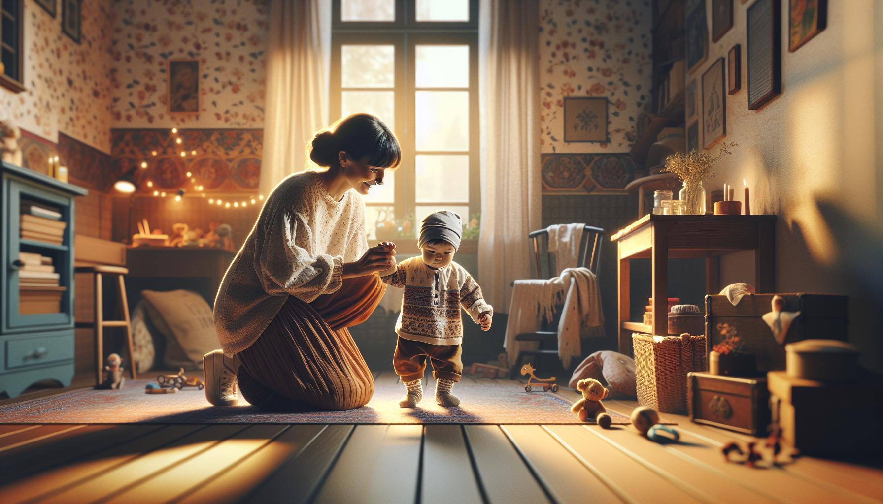 Kdy začne dítě chodit: Co očekávat a jak pomoci