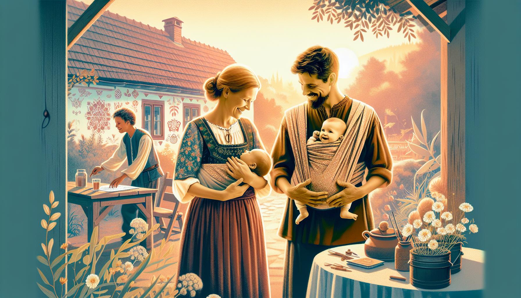Bezpečnostní tipy pro nošení miminka ve šátku