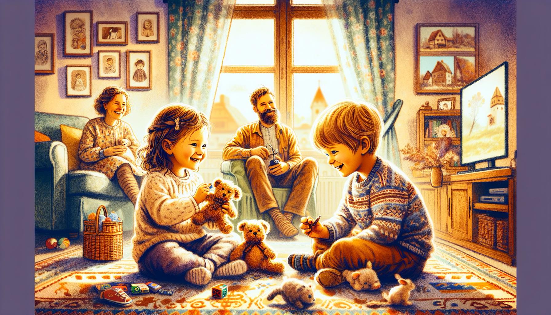 Jak děti projevují náklonnost k sobě