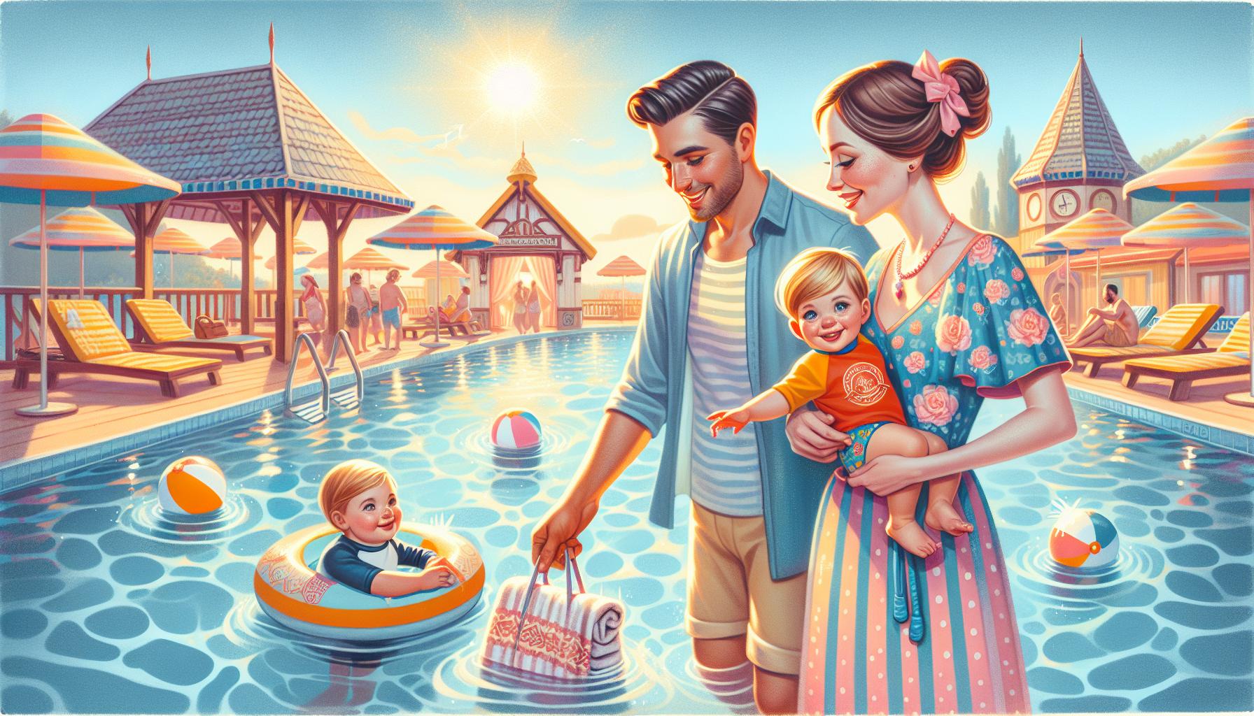 Jaké věci vzít na aquapark s batoletem